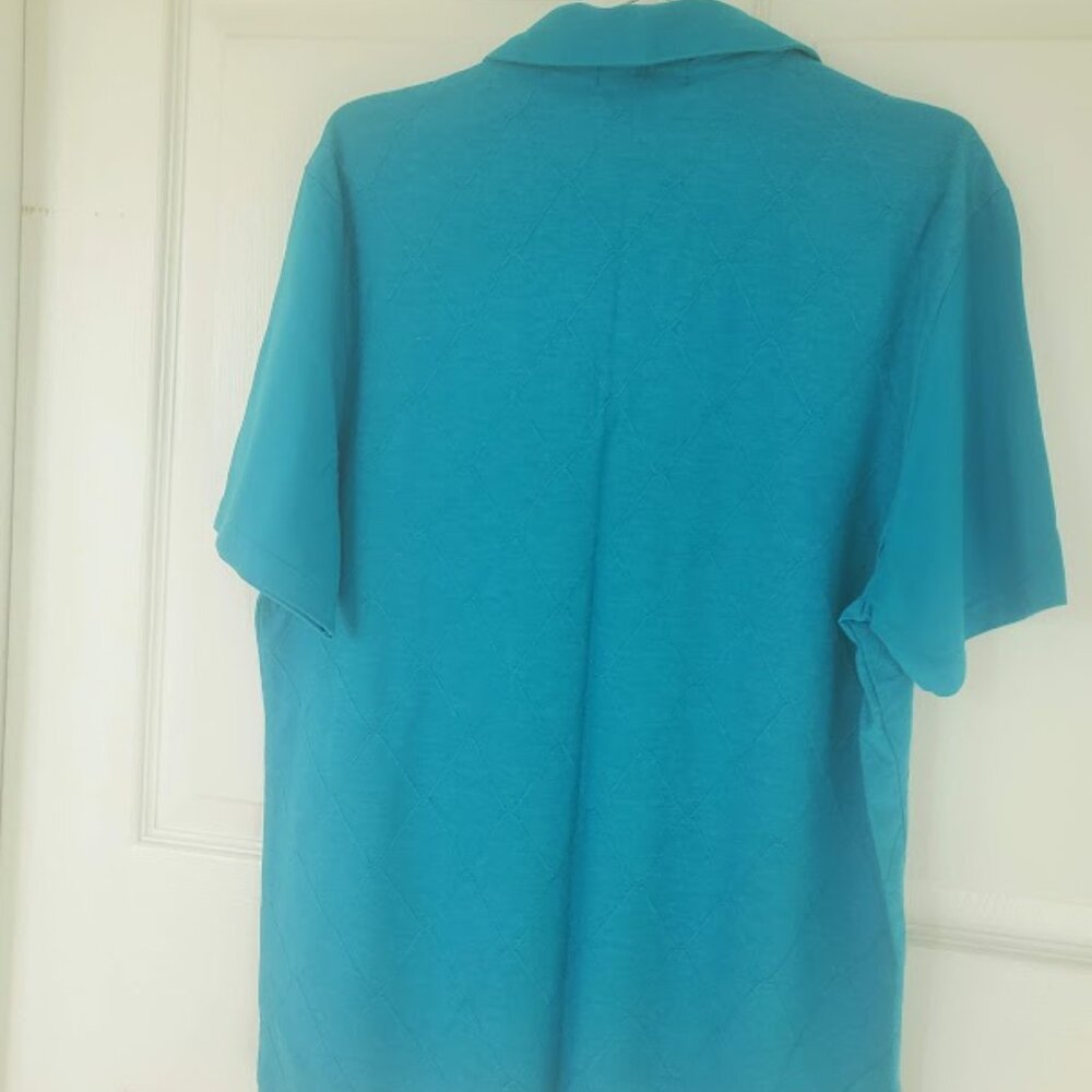 Kenneth Cole Mens Polo Shirt Short-Sleeve , L - Picture 8 of 8